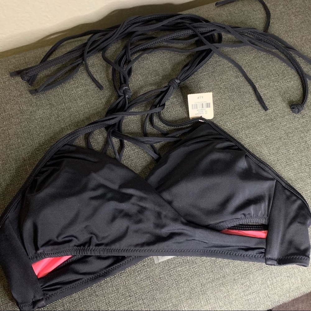 Black Victoria Secret Pink Swim Top